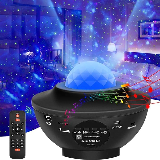 Led Projector Light Star Light Projector with Remote Control, Color