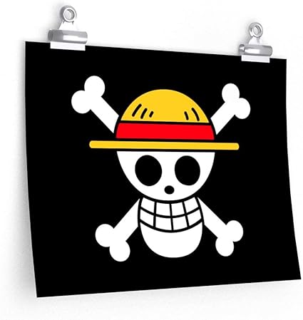 Threads Basket Fili Cestino Luffy Cappello Di Paglia Pirati Bandiera Simbolo One Piece Inspired Museum Grade Premium Opaca Poster Stampato In Usa 14 11 Multicolored Amazon It Casa E Cucina