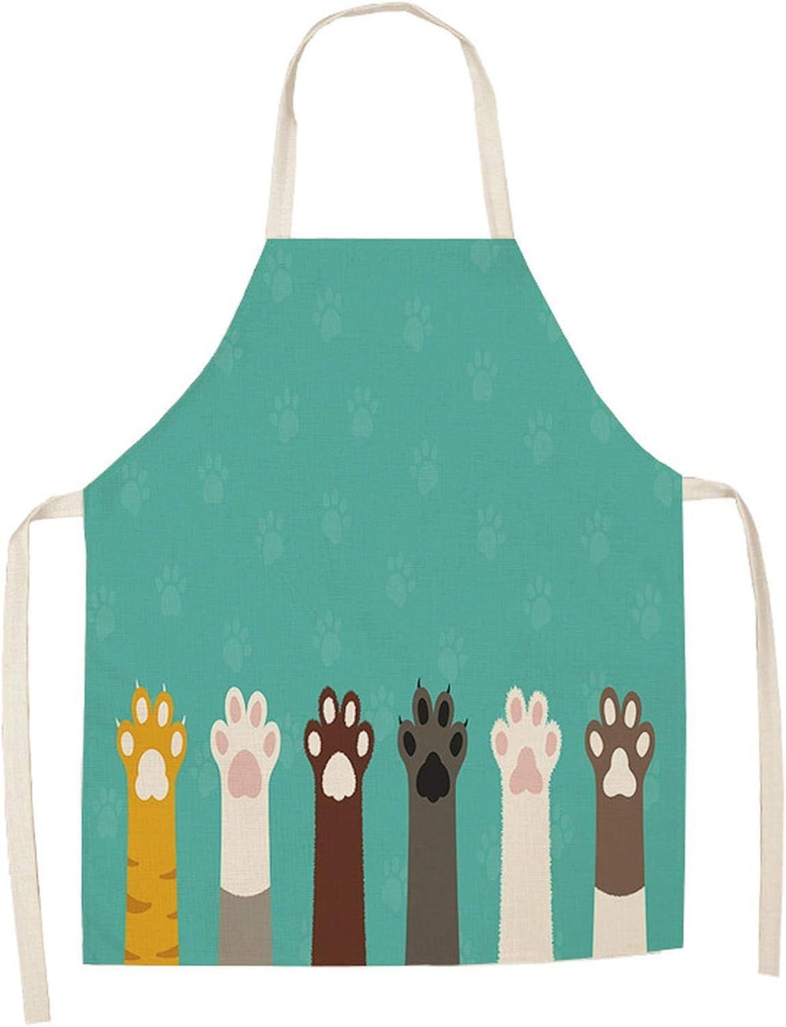 Lady Apron Smock Cleaning Waiter Waitress Aprons Antigreasy Sleeveless Apron Cooking Amazon.co