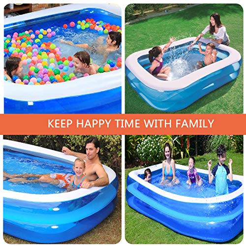Inflatable Swimming Pool, Inflatable Pool Blow up Pool Family Lounge