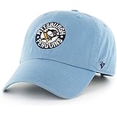 Men's Pittsburgh Penguins Vintage 1968 Logo Clean Up Adjustable Hat - One Size Blue