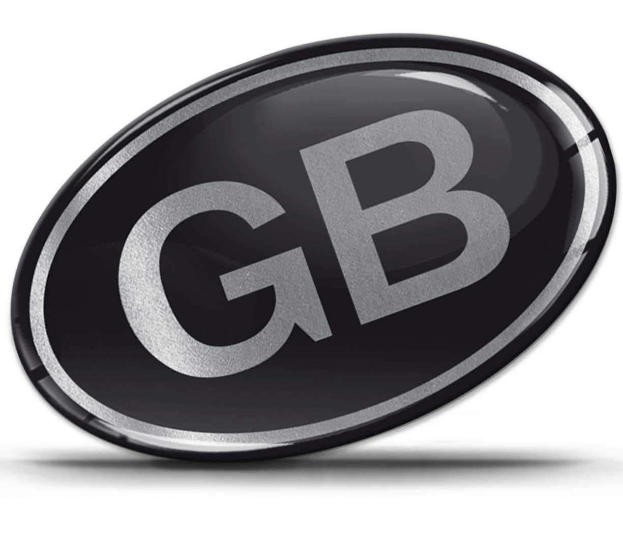 Biomar Labs 1 x 3D Silicone Sticker Decal UK Union Jack GB Silver National England United Kingdom Flag Stickers Car Motorcycle Window Scooter Bike KS 181