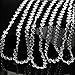 GoFriend 99 ft Clear Crystal Like Beads by the Roll- Wedding Christmas Home Decorations Light Chandeliers Centerpieces Accessories