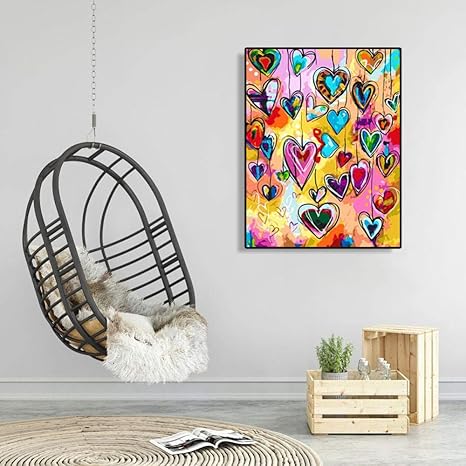 Amazon デジタル絵画キット愛のキャンバス油絵アート写真家の寝室の壁の装飾絵画アート印刷されたポスター 50x70cmx2 フレームなし アート フレーム ポスター オンライン通販