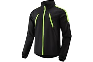 H HOT SUIT HOTSUIT Cycling Rain Jacket for Men Breathable Running Jacket Waterproof Biking Windbreaker