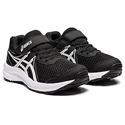 ASICS Contend 7 PS (Toddler/Little Kid) Black/White