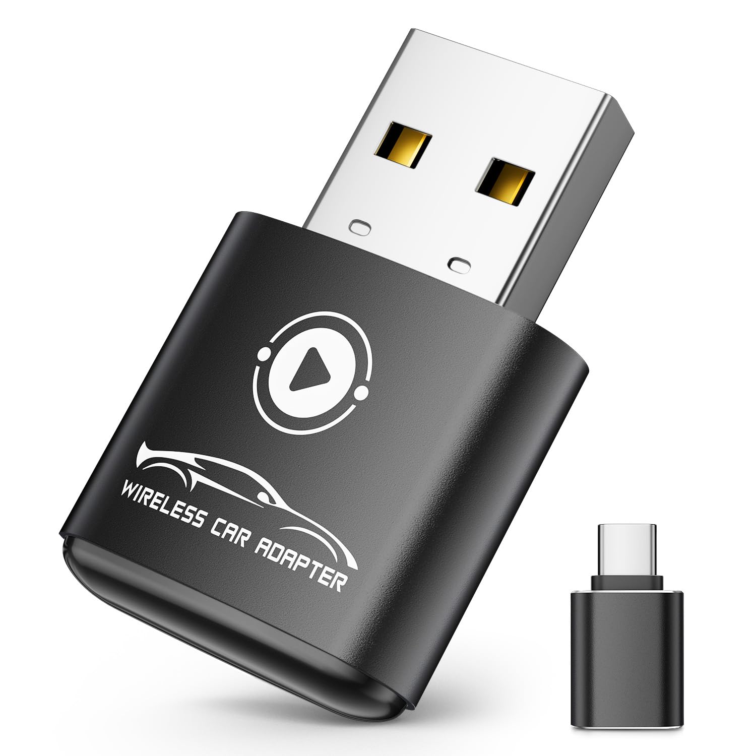 Photo 1 of Wireless CarPlay Adapter for Apple iPhone?2026 Upgraded? Mini Design, Converts Factory Wired to Wireless Adapter for CarPlay, Plug and Play, Auto Connect Fast and Stable(Black)