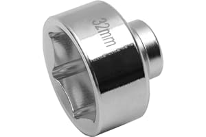 SHONEE 32mm Socket for Ecotec,TDI,VW,Audi,BMW,Polaris,GM,Volkswagen,Pontiac Chevrolet,Saturn,Pontiac,Saab,Chevy, Oil Filter Socket for Oil Change