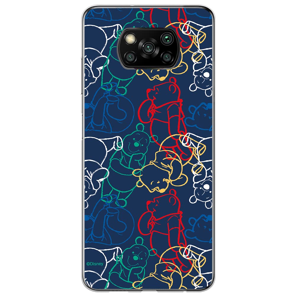 ERT GROUP mobile phone case for Xiaomi POCOPHONE X3 original and officially Licensed Disney pattern Winnie the Pooh and friends 007 optimally adapted to the shape of the mobile phone, case made of TPU