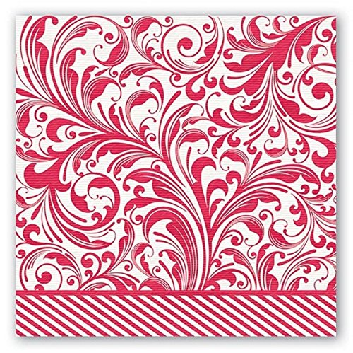 Michel Design Works 20-Count 3-Ply Paper Luncheon Napkins, Candy Cane
