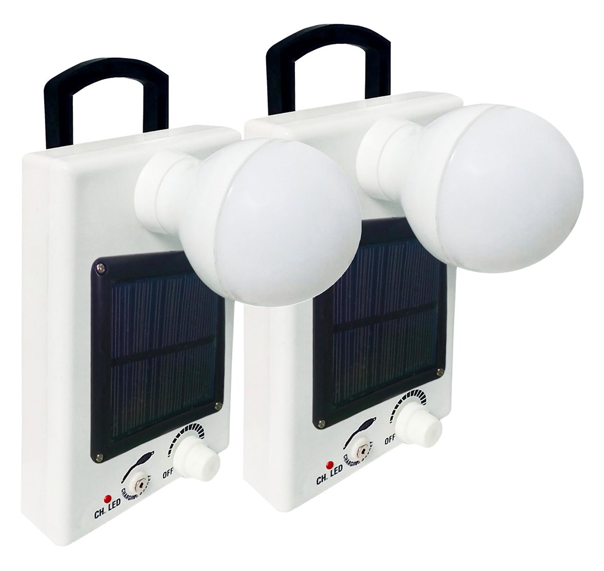 Sunmagic Solar 12 Led Bulb With Charger Set Of 2
