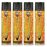 4 cans of Vector Premium 320ml 14x Filtered Refined Butane Fuel by KGM Vector