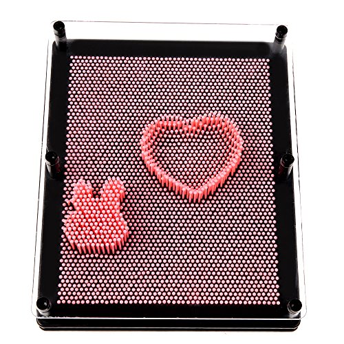 EFirstFeeling 3D Pin Art Toy Extra Large 10" X 8" Pin Art Board Pin