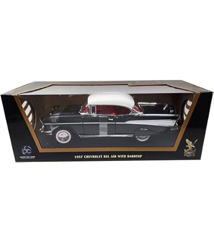 ミニカー '55 CHEVY BEL AIR 1955 Chevy Bel Air 1:18 Scale Diecast Model Motormax 73185 green