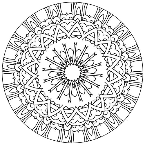 Download 243+ Crayola Mandala Coloring Pages PNG PDF File