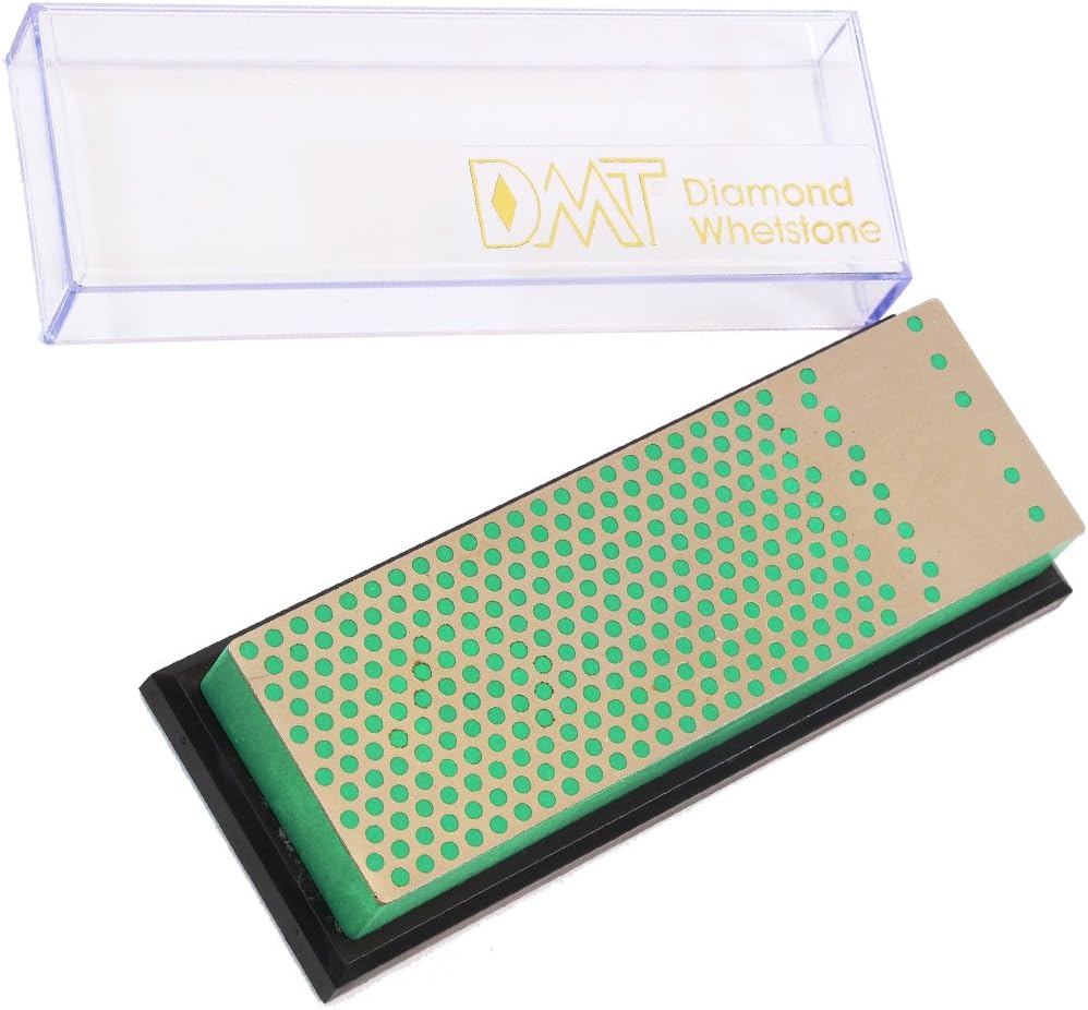 DMT 6-in. Machinist Diamond Whetstone in Plastic Box Extra-Fine Knife Sharpener - Green, N/A