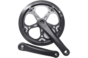 Single Speed 52T / 48T / 40T Chainwheel Crankset Aluminum Alloy Bicycles Crank Chain Wheel Folding Bike Chainwheel Crankset F