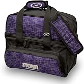 Storm 2 Ball Deluxe Tote Bowling Bag - Abstract Purple/Black