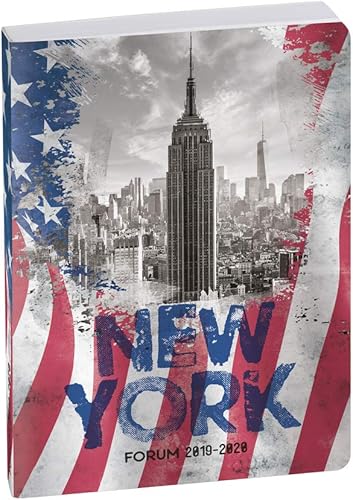 Download Exacompta 1842911E - Un Agenda 1 jour par page Forum 12x17 cm, août 2019 à juillet 2020, Country FlAgenda New York PDF