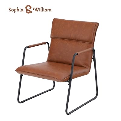 Sophia & William Modern Steel Frame Sofa Chair for Living Room