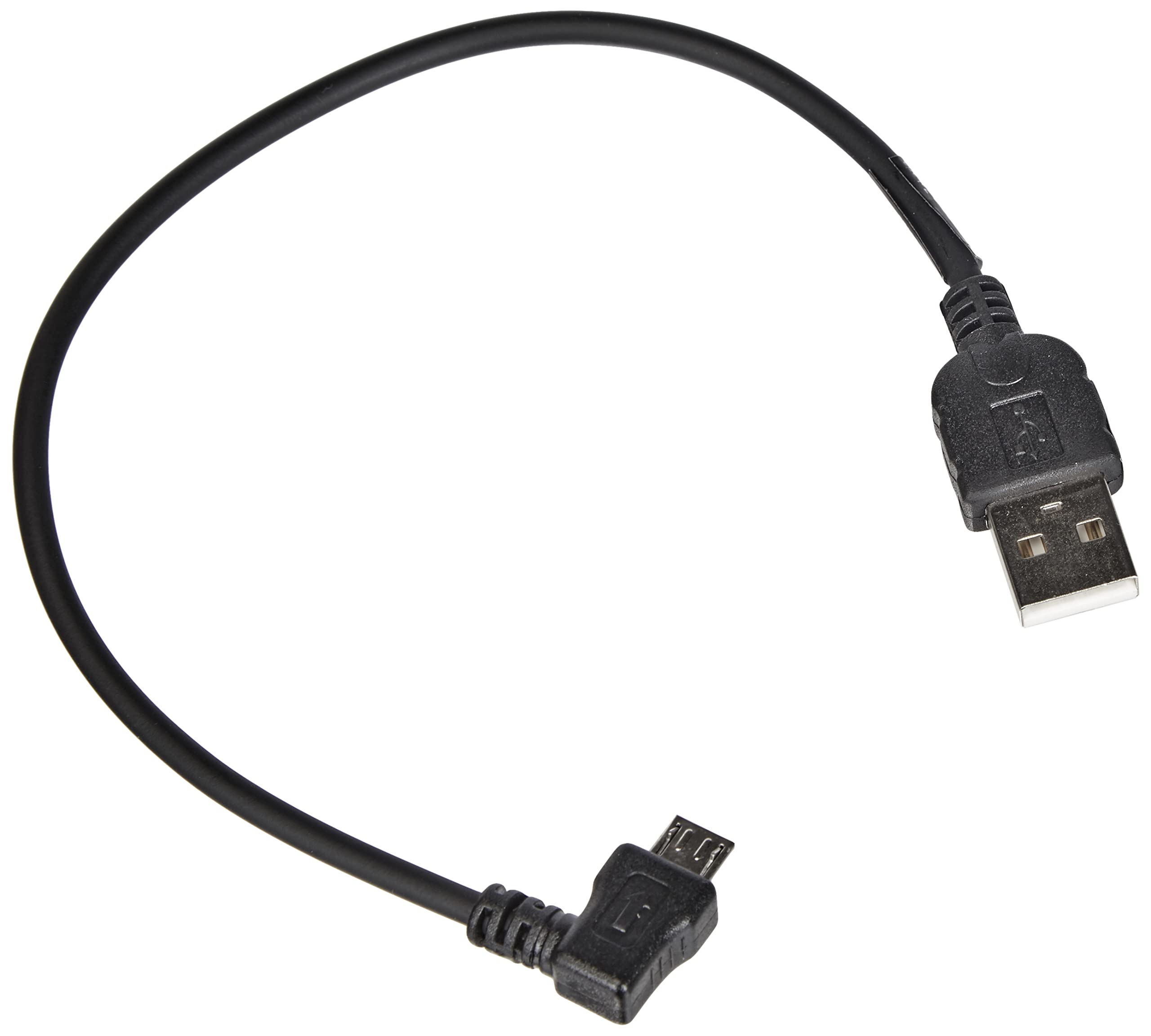 System-S Micro USB Cable Angled Connector Data Cable and Charging Cable 90° Angled 20 cm