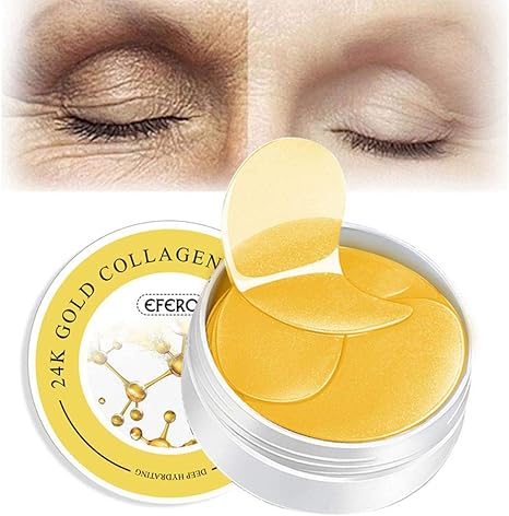 Amazon Co Jp 目元シート 60枚 ゴールド クリスタルコラーゲン 保湿 肌ふっくら 目元ケア ホーム キッチン