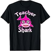 Teacher Shark Funny Female Teacher T-Shirt