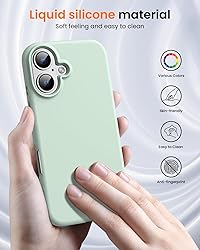 OuXul Designed for iPhone 16 Case 6.1"- Slim Liquid