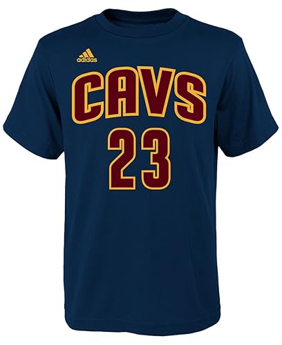 adidas Lebron James Cleveland Cavaliers Navy Youth Name and Number