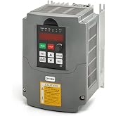 HY HUANYANG VFD Variable Frequency Drive Converter 3kW 4HP 220V | 220VAC 1-3 Phase Input ,220VAC 3 Phase Output,0-400HZ,13A,for 3 Phase Motor Speed Control-(HY03D023B)