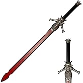 41 Inch Fantasy Foam Devil Cry Sword Dante Rebellion Nero Skull Blood Cosplay Prop LARP 1:1 Replica Costume Halloween