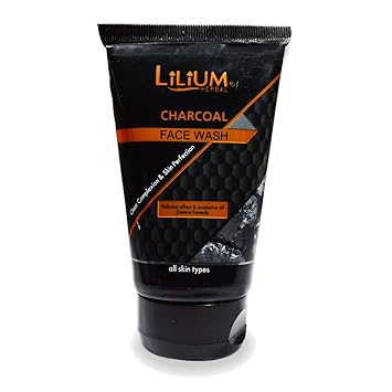 lilium charcoal face wash