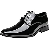 Jousen Mens Dress Shoes Formal Business Oxford Shoe Tuxedo Dress Shoes for Men