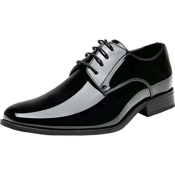 Amazon.com | STACY ADAMS Mens Gala Oxford, Black Patent, 6  display picture 1