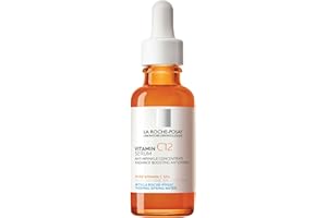 La Roche-Posay Pure 12% Vitamin C Serum For Face With Hyaluronic Acid & Salicylic Acid, Hydrating Face Serum, Boost Radiance & Reduce Wrinkles, 2 Formulas for Normal or Oily Skin Control