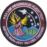 OYSTERBOY AIR Force F22 F-22 Low Observables Flight Test Tactical Patch Hook &amp; Loop