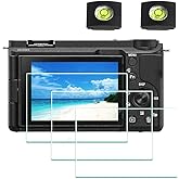 ULBTER Screen Protector for Fufjifilm X-E5 Fuji XE5 Camera & Hot Shoe Cover, 0.3mm 9H Hardness Tempered Glass Cover Anti-Scra