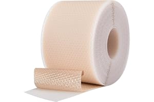 SWTURK Silicone Scar Sheets,Silicone Scar Tape for Removal Treatment,Medical Grade Scar Tape for Surgical Scars,C-Section,Tummy Tuck,Scar Removal Away(1.6" x 49" Roll - 1.25M) Keloid Bump Removal