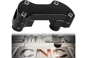 VPZMT 1�� Handlebar Riser/Top Clamp Kit 1 1/2" Tall Fit for Harley Touring Sportster Softail Dyna Models (Rise Height: 1.5", F