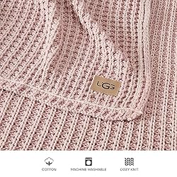 UGG 33816 Luna Cotton Throw Blanket Soft Washed