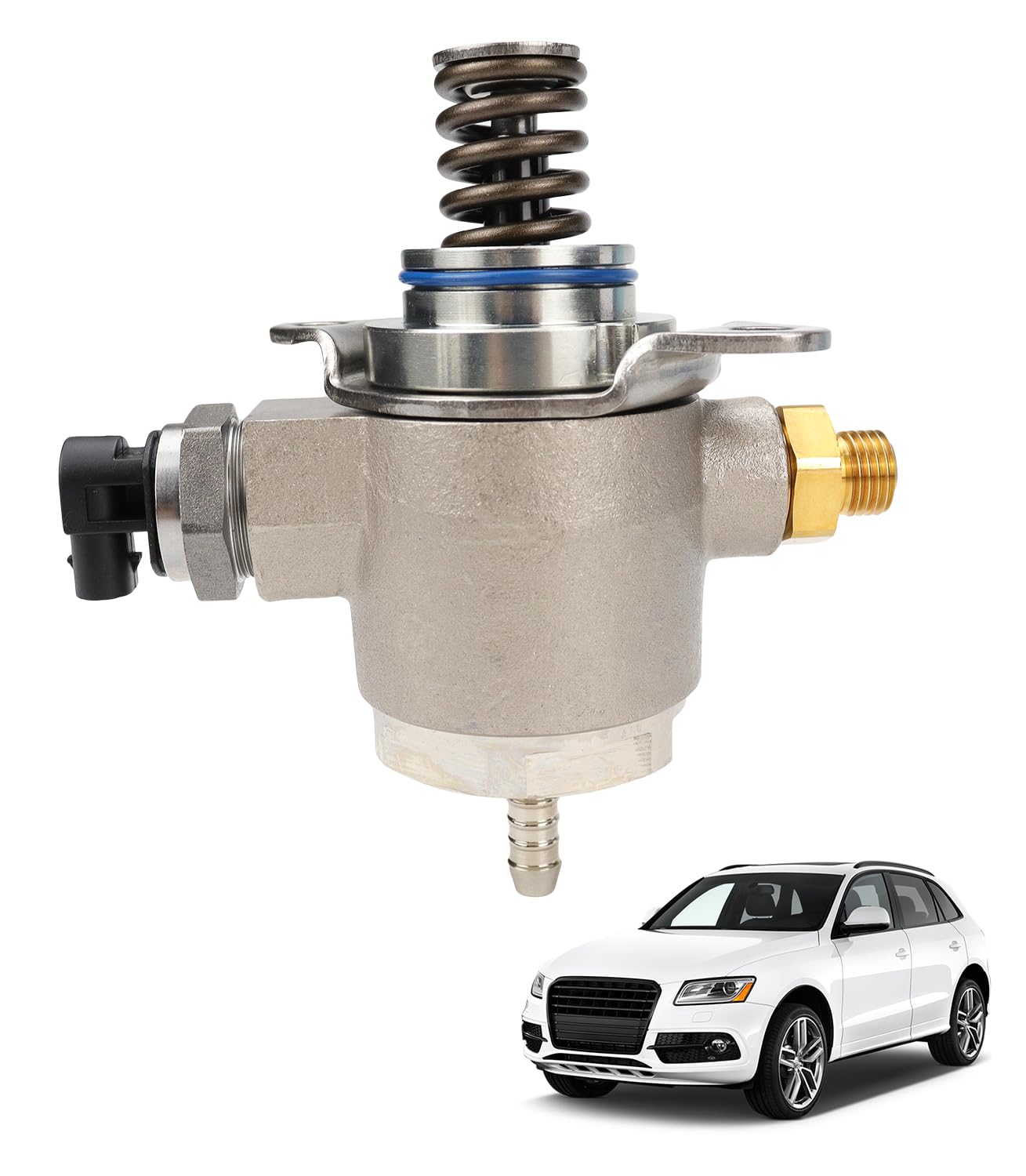 Photo 1 of 06J127025E High Pressure Fuel Pump Compatible with Audi A4 A5 A6 Q5 TT Quattro L4 2.0L engine GDP602 HM10023 M73124 06J127025J