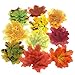 Gresorth 1000 PCS Fake Autumn Fall Maple Leaf in 10 Color Artificial Art Leaves Wedding Party Decoration