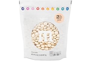 Cream M&M'S Bulk Candy Bag (2lb)