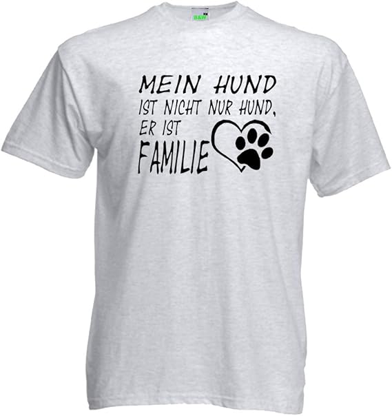Hundesport T-Shirt | Mein Hund ist Nicht nur Hund, er ist Familie ...