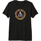 Atari Vintage Distressed Circle Fuji Logo Video Game Premium Tri-Blend T-Shirt