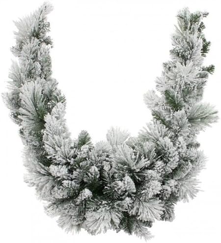 Addobbi Natalizi Amazon.Festone Ghirlanda Snow Innevata 180 Cm Rami 130 Folto Sintetico Artificiale Addobbi Natalizi Amazon It Casa E Cucina