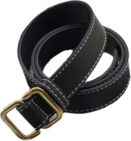 Andongnywell Women's Casual PU Leather Belt Ladies Belts Without Hole
