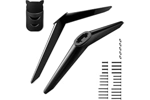 YAOTIECI TV Legs for TCL Roku 28inch to 65inch TV Stand Legs, Replacement Legs for TCL Roku TV 32S359 49S515 50S453 55S455 with Screws Set, Remote Holder & Instructions