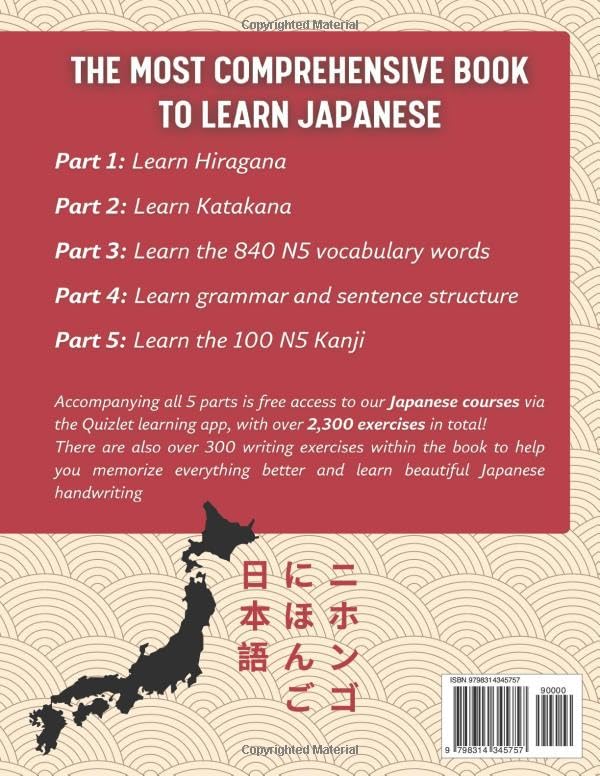 The Only Book You Need to Learn Japanese: 5 Books in 1: Speak Japanese in 30 Days and Perfect Essentials Within a Year