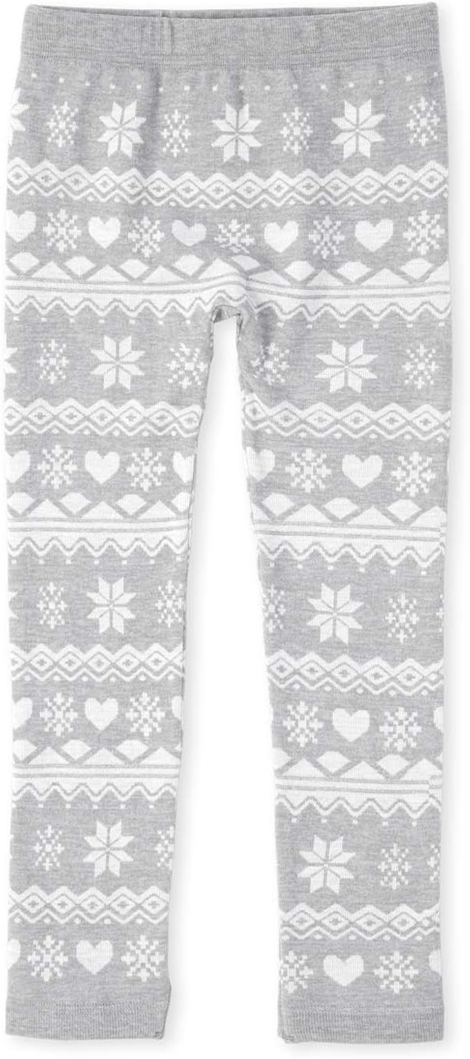 printed fleece leggings